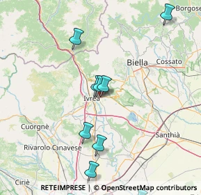 Mappa Via Emitio Parato, 10015 Ivrea TO, Italia (20.56727)