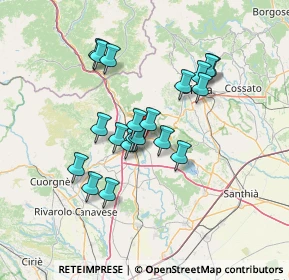 Mappa Via Emitio Parato, 10015 Ivrea TO, Italia (11.503)