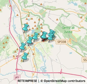 Mappa Via Emitio Parato, 10015 Ivrea TO, Italia (2.00364)