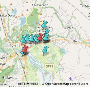 Mappa Via Emitio Parato, 10015 Ivrea TO, Italia (1.11)