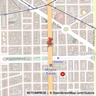 Mappa Viale dei Mille, 1a, 20129 Milano, Milano (Lombardia)