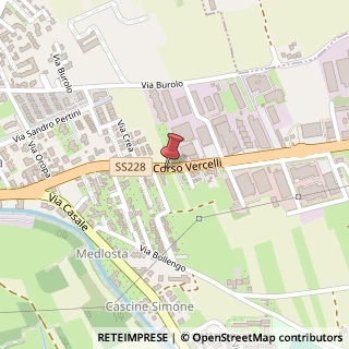 Mappa Corso vercelli 104, 10015 Ivrea, Torino (Piemonte)