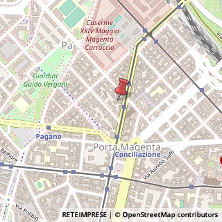 Mappa Via Lodovico Ariosto, 13, 20145 Milano, Milano (Lombardia)
