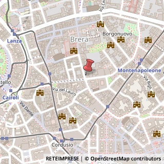Mappa Via Monte di Piet?, 1/A, 20121 Milano, Milano (Lombardia)