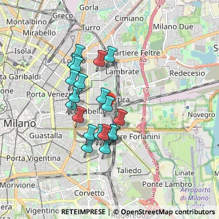 Mappa Via Don Carlo S. Martino, 20133 Milano MI, Italia (1.515)