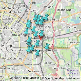 Mappa Via Don Carlo S. Martino, 20133 Milano MI, Italia (1.4425)
