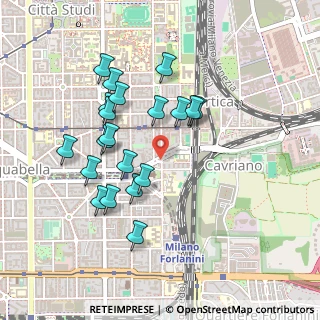 Mappa Via Don Carlo S. Martino, 20133 Milano MI, Italia (0.4355)