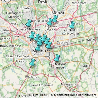 Mappa Via Don Carlo S. Martino, 20133 Milano MI, Italia (5.765)