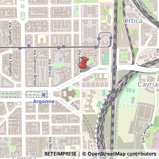 Mappa Via Ajaccio,  3, 20133 Milano, Milano (Lombardia)