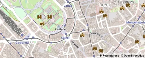 Mappa Milão