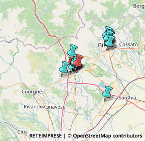 Mappa Via San Giovanni Bosco, 10015 Ivrea TO, Italia (10.19632)