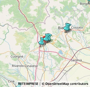 Mappa Corso Vercelli, 10015 Ivrea TO, Italia (33.6055)