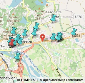 Mappa Corso Vercelli, 10015 Ivrea TO, Italia (1.079)