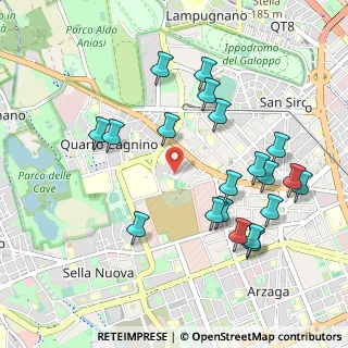 Mappa Via Francesco Pastonchi, 20153 Milano MI, Italia (1.051)