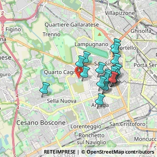 Mappa Via Francesco Pastonchi, 20153 Milano MI, Italia (1.576)