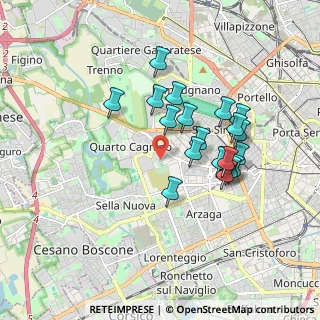 Mappa Via Francesco Pastonchi, 20153 Milano MI, Italia (1.577)