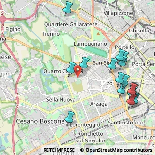 Mappa Via Francesco Pastonchi, 20153 Milano MI, Italia (2.47813)