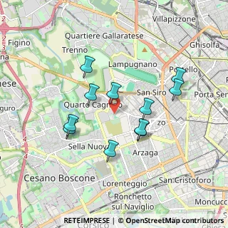 Mappa Via Francesco Pastonchi, 20153 Milano MI, Italia (1.59636)