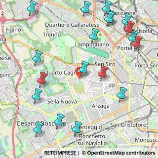 Mappa Via Francesco Pastonchi, 20153 Milano MI, Italia (2.89684)
