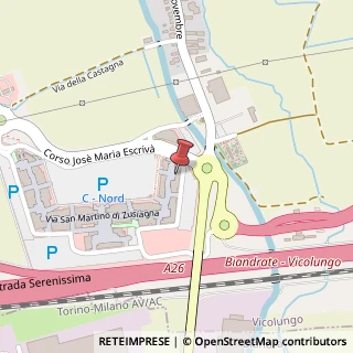Mappa Piazza Santa Caterina, 1, 28060 Vicolungo, Novara (Piemonte)