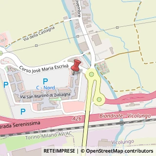 Mappa The Style Outlets, 28060 Vicolungo, Novara (Piemonte)