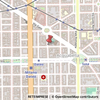 Mappa Via Giulio Ceradini, 12, 20129 Milano, Milano (Lombardia)