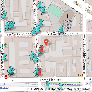 Mappa Via Giulio Ceradini, 20129 Milano MI, Italia (0.076)