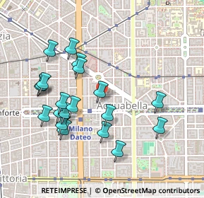 Mappa Via Giulio Ceradini, 20129 Milano MI, Italia (0.4795)