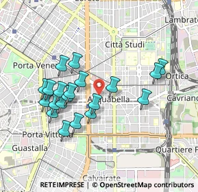 Mappa Via Giulio Ceradini, 20129 Milano MI, Italia (0.8425)
