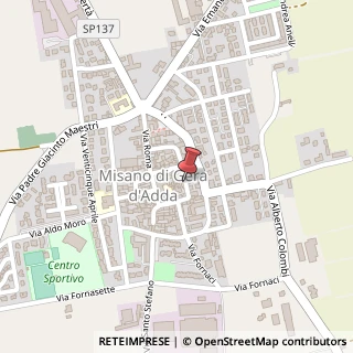 Mappa Via Solferino, 32, 24040 Misano di Gera d'Adda, Bergamo (Lombardia)
