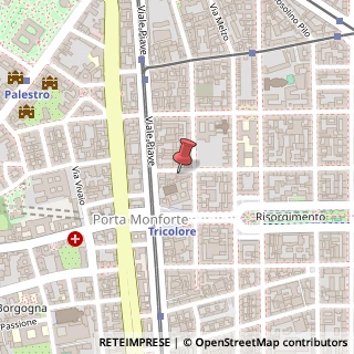 Mappa Via Carlo Goldoni, 4, 20129 Milano, Milano (Lombardia)