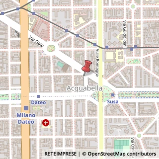 Mappa Via Giuditta Sidoli, 20, 20129 Milano, Milano (Lombardia)