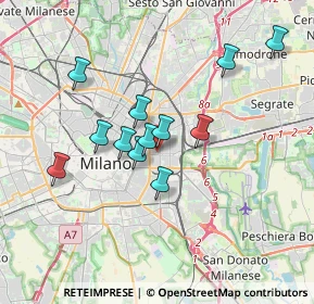 Mappa Via Sidoli ang, 20129 Milano MI, Italia (2.97833)