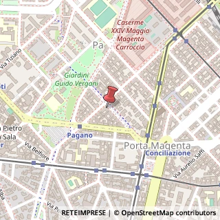 Mappa Via Alberto da Giussano, 17, 20145 Milano, Milano (Lombardia)