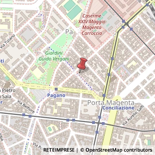 Mappa Via Alberto da Giussano, 18, 20145 Milano, Milano (Lombardia)