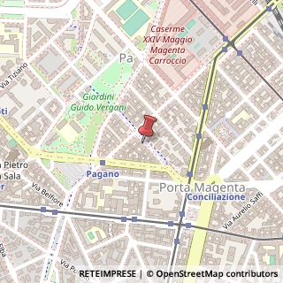 Mappa Via Alberto da Giussano, 15, 20145 Milano, Milano (Lombardia)