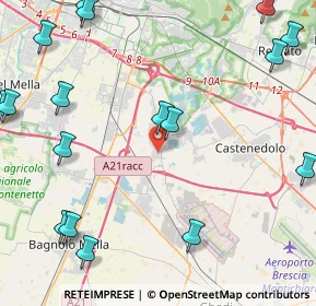 Mappa Via Gioacchino Rossini, 25010 Borgosatollo BS, Italia (6.559)