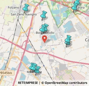Mappa Via Gioacchino Rossini, 25010 Borgosatollo BS, Italia (2.45091)