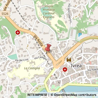 Mappa Via Aosta, 13, 10015 Ivrea, Torino (Piemonte)