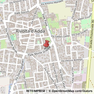 Mappa Viale Monte Grappa, 15, 26027 Rivolta d'Adda, Cremona (Lombardia)