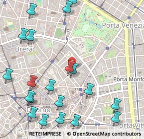 Mappa Via Sant'Andrea, 20121 Milano MI, Italia (0.6975)