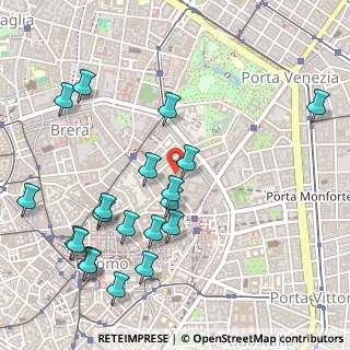 Mappa Via Sant'Andrea, 20121 Milano MI, Italia (0.6025)