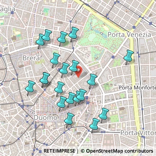 Mappa Via Sant'Andrea, 20121 Milano MI, Italia (0.498)