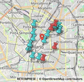 Mappa Via Sant'Andrea, 20121 Milano MI, Italia (1.42)