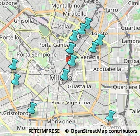 Mappa Via Sant'Andrea, 20121 Milano MI, Italia (1.98167)