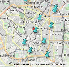 Mappa Via Sant'Andrea, 20121 Milano MI, Italia (2.46545)