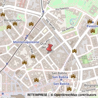 Mappa Via Sant'Andrea, 5, 20121 Milano, Milano (Lombardia)