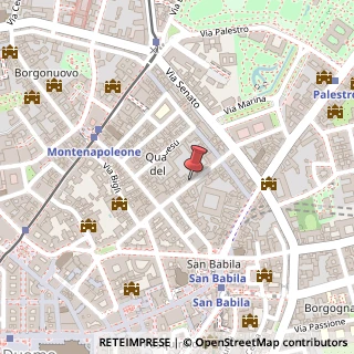 Mappa Via Sant'Andrea, 15, 20121 Milano, Milano (Lombardia)