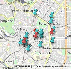Mappa Via Sant'Andrea, 20121 Milano MI, Italia (0.7265)