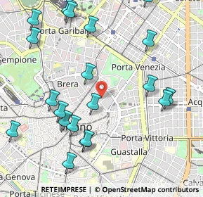 Mappa Via Sant'Andrea, 20121 Milano MI, Italia (1.238)